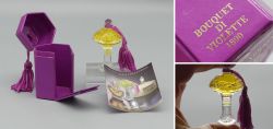 Vintage Parf�m Miniatur Bouquet di Violette von Borsari Italien
