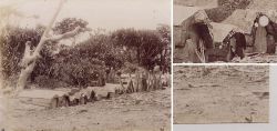 Albumin Foto, Hova Friedhof, Grabanlagen, Madagaskar, Fotograf unbekannt, Ende 19. Jahrhundert