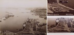 Albumin Foto, Hafeneinfahrt Oran, Algerien, ND Phot Neurdein Fr�res, Sp�tes 19. Jahrhundert