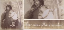 Albumin Foto, Femme Fellah Et Son Enfant, Orientalismus, sp�tes 19 Jahrhundert