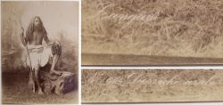 Albumin Foto, Zangaki, Derviche Arabe, seltene Studioinszenierung, um 1880