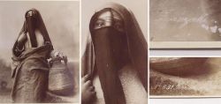 Albumin Foto, Zangaki, Femme egyptienne, Frau in Traditionelle Kleidung, um 1890