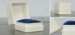 White ring box...